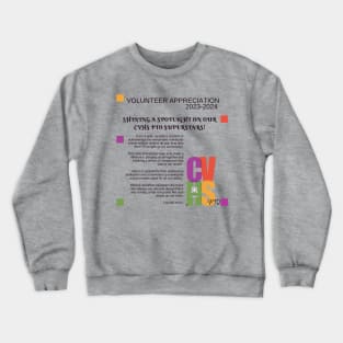 Volunteer appreciation 23-24 Thank you Crewneck Sweatshirt